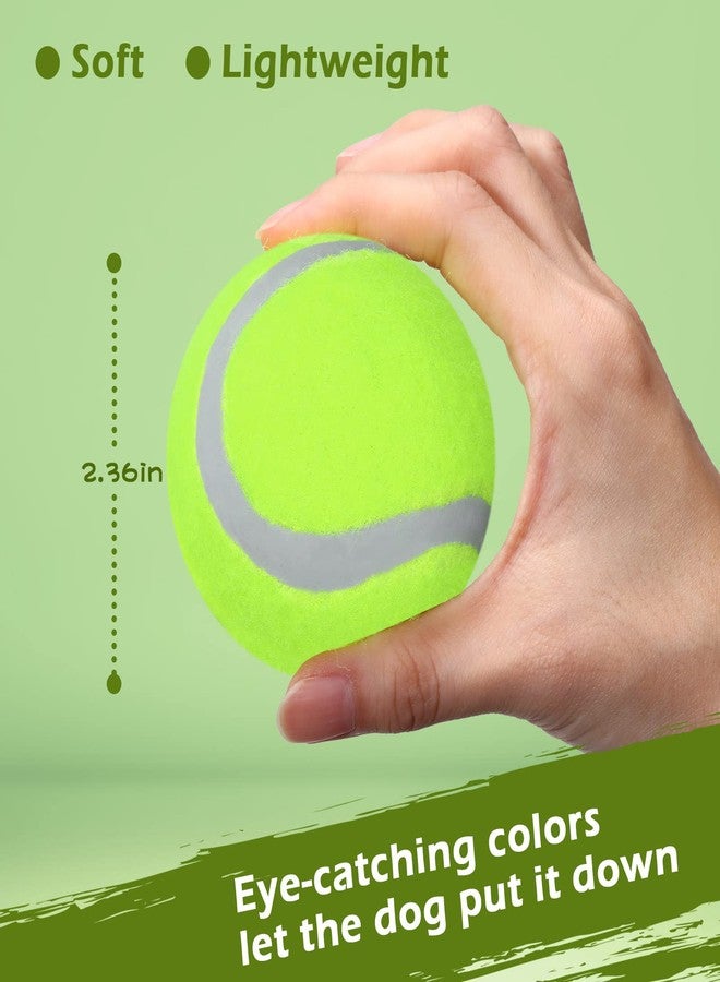 Yunsailing 50 Packs Small Tennis Balls for Dogs Bulk Dog Toys Pet Interactive Mini Tennis Balls for Training Play Exercise and Fetch(Yellow) - Image 2